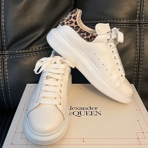 Leopard Alexander McQueen Women’s Oversized Sneaker